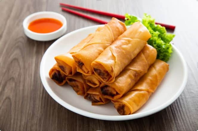 Mini veg spring rolls 迷你素春卷